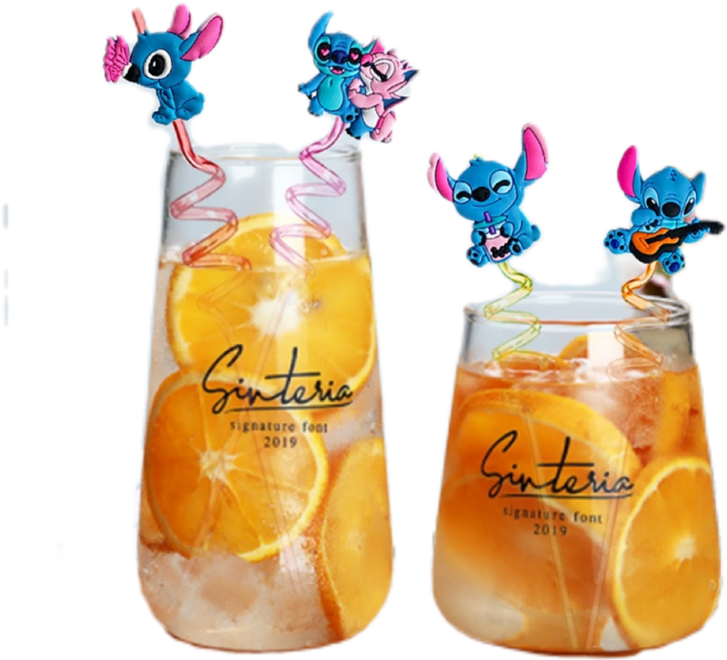 Canudo Reutilizável para Festa de aniversário LILO&STITCH
