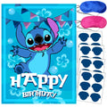Poster de brincadeiras para Aniversário Lilo & Stitch