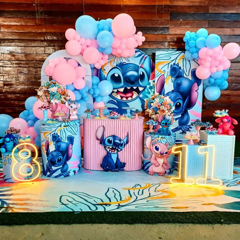 Conjunto de Arco com balão  Lilo & Stitch