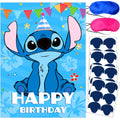 Poster de brincadeiras para Aniversário Lilo & Stitch